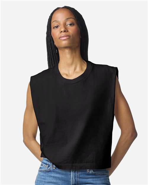 American Apparel - Women's Garment-Dyed Heavyweight Muscle Tee - 307GD