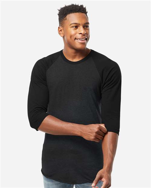 Tultex 245 Unisex Fine Jersey Raglan T-Shirt