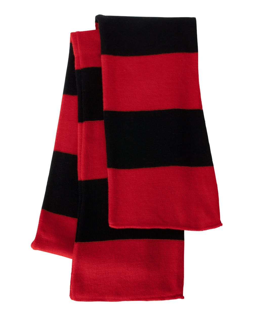 Sportsman SP02 Rugby-Striped Knit Scarf