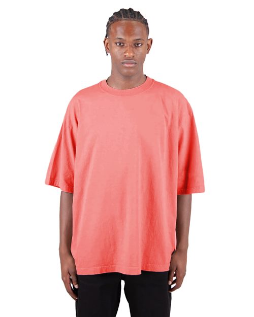 Shaka Wear SHGDD Unisex Max Heavyweight Garment-Dyed Drop Shoulder Tee