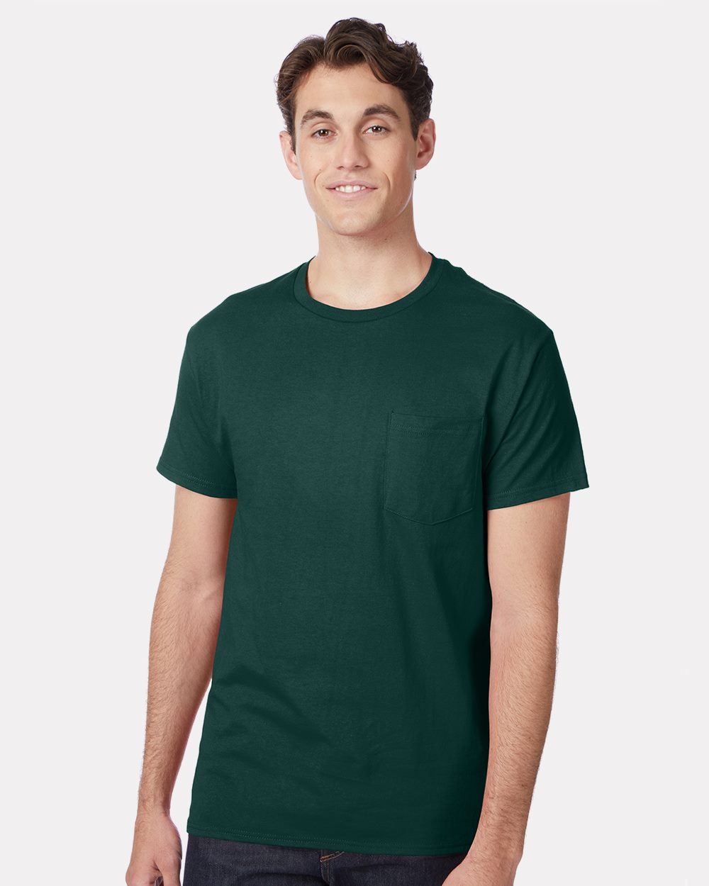Hanes 5590 Unisex Authentic Pocket T-Shirt