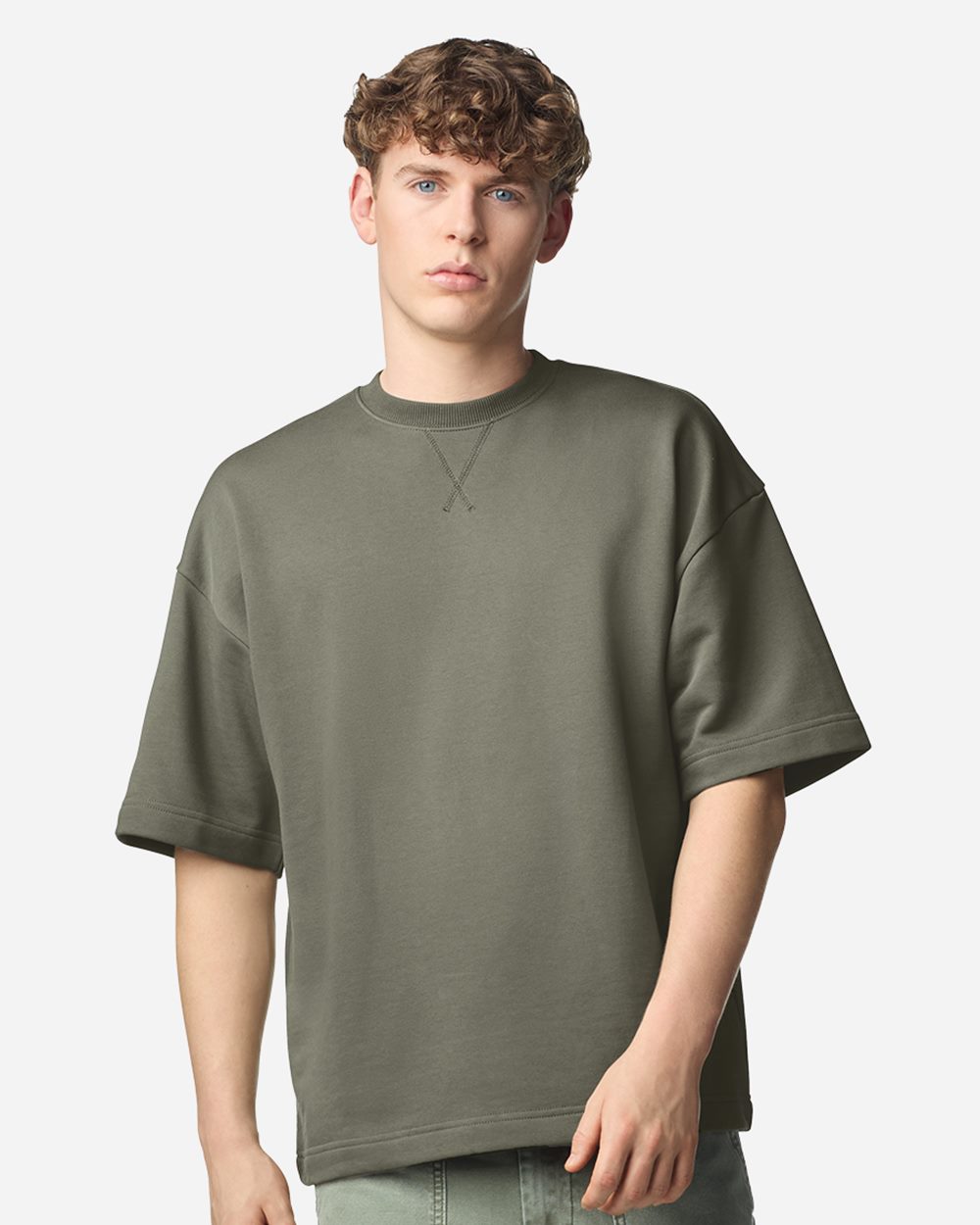 American Apparel FTEX00 Unisex French Terry Oversized Boxy Top