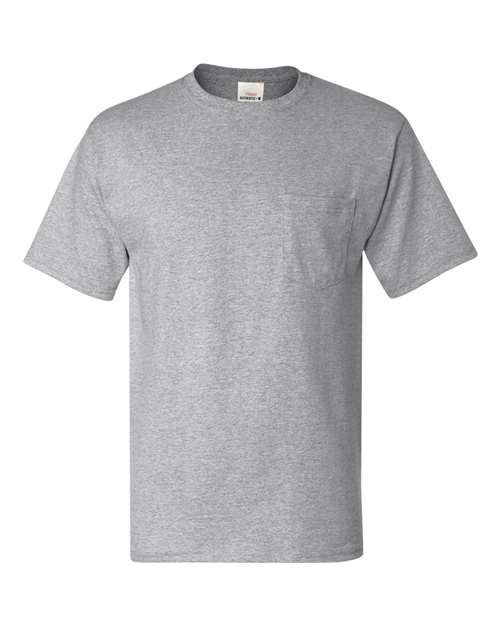 Hanes 5590 Unisex Authentic Pocket T-Shirt