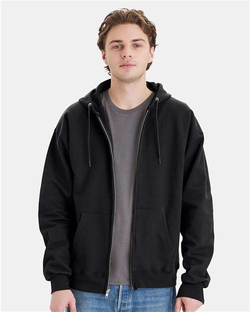 Hanes - Unisex Ultimate Cotton® Full-Zip Hooded Sweatshirt - F280