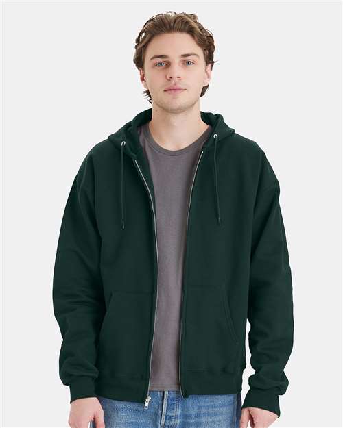 Hanes - Unisex Ultimate Cotton® Full-Zip Hooded Sweatshirt - F280