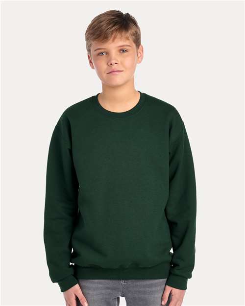 JERZEES - NuBlend® Youth Crewneck Sweatshirt - 562BR