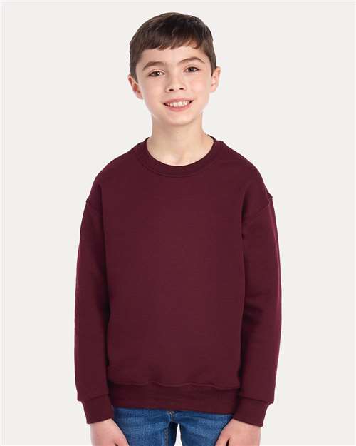 JERZEES - NuBlend® Youth Crewneck Sweatshirt - 562BR