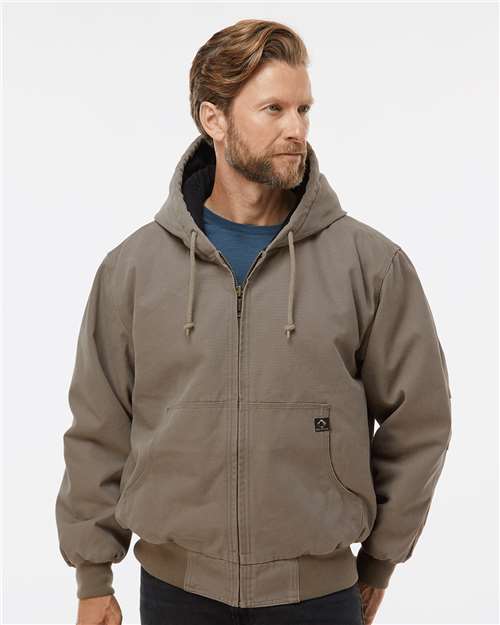 DRI DUCK 5020 Men's Cheyenne Boulder Cloth™ Hooded Jacket with Tricot Quilt Lining