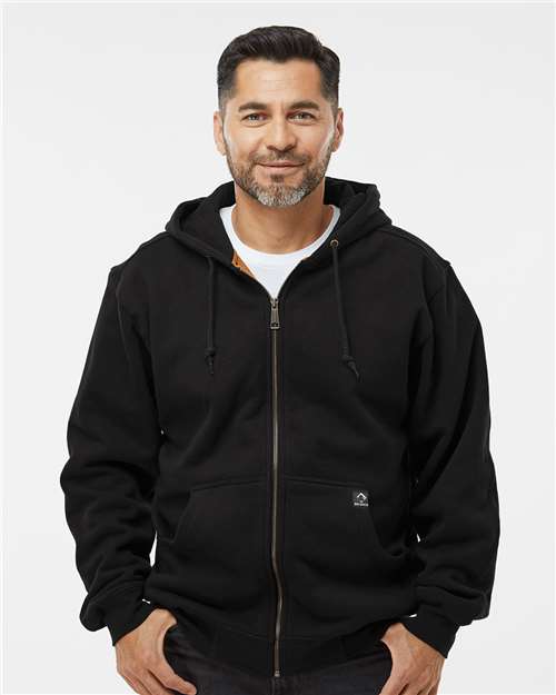 DRI DUCK 7033 Men's Crossfire Heavyweight Power Fleece Hooded Jacket with Thermal Lining
