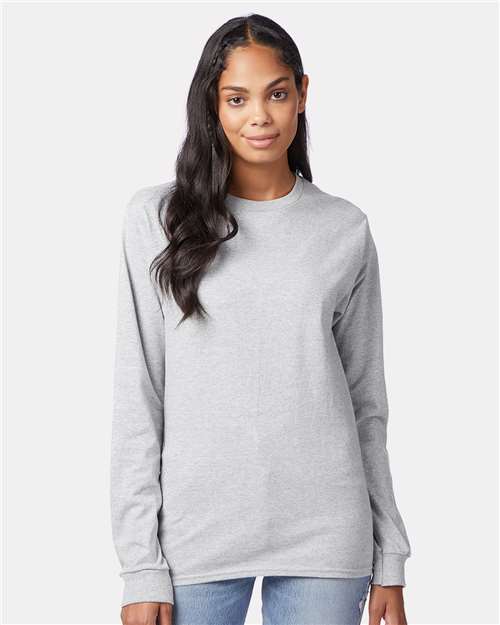 Hanes 5586 Unisex Authentic Long Sleeve T-Shirt