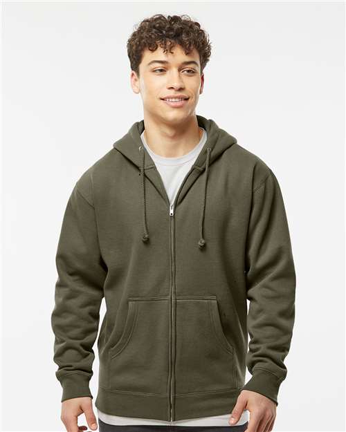 Independent Trading Co. IND4000Z Unisex Heavyweight Full-Zip Hooded Sweatshirt