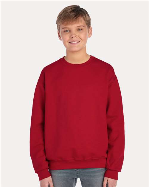 JERZEES - NuBlend® Youth Crewneck Sweatshirt - 562BR