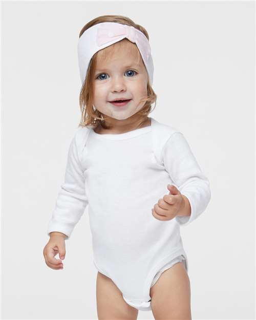 Rabbit Skins - Infant Long Sleeve Baby Rib Bodysuit - 4411