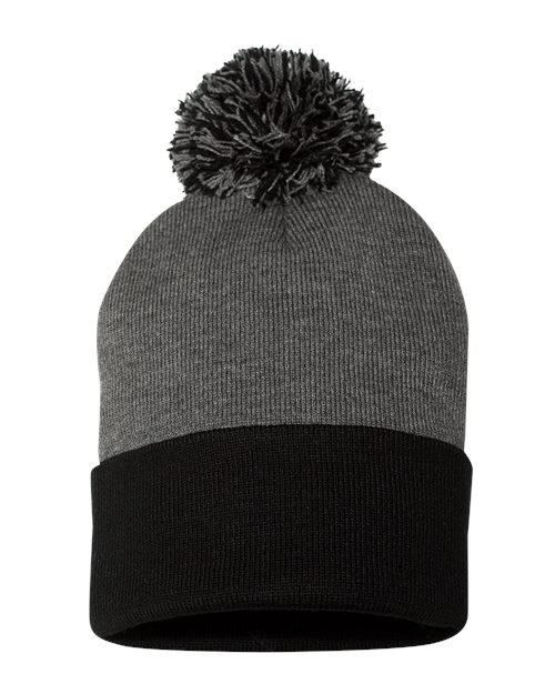 Sportsman - 12" Pom-Pom Cuffed Beanie - SP15