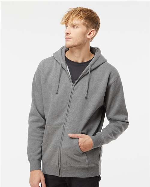Independent Trading Co. IND4000Z Unisex Heavyweight Full-Zip Hooded Sweatshirt