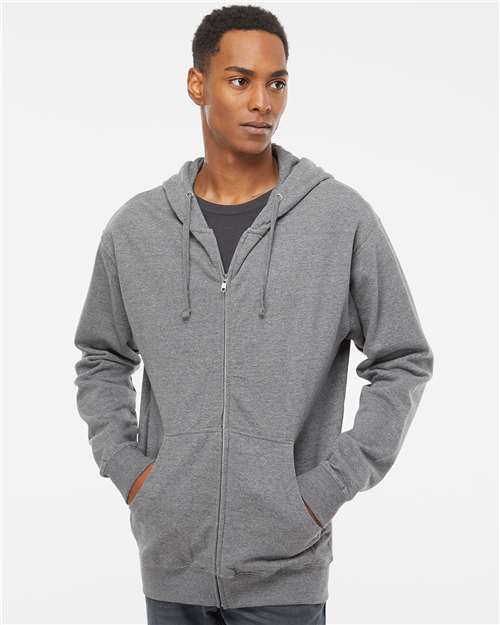 Independent Trading Co. - Midweight Full-Zip Hooded Sweatshirt - SS4500Z