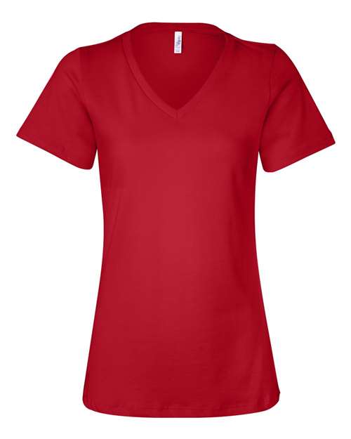 BELLA + CANVAS 6405 Women’s Relaxed Jersey V-Neck Tee