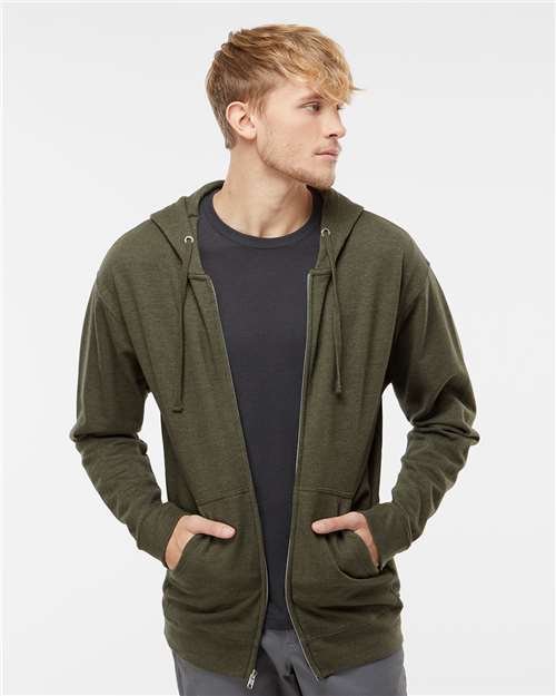 Independent Trading Co. - Midweight Full-Zip Hooded Sweatshirt - SS4500Z