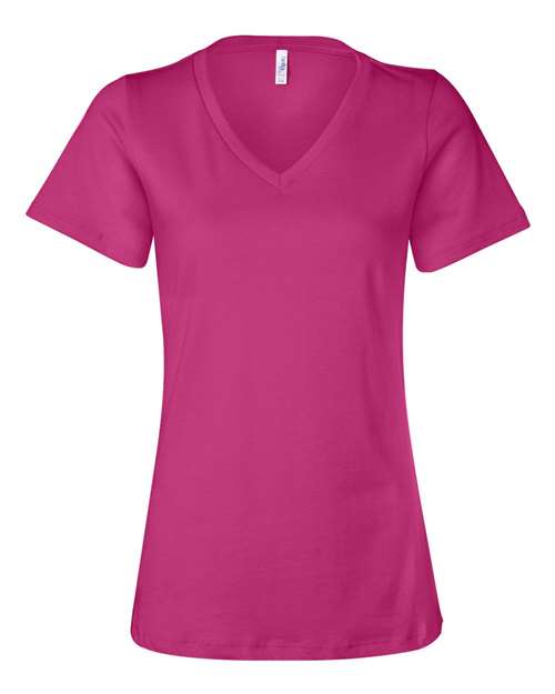 BELLA + CANVAS 6405 Women’s Relaxed Jersey V-Neck Tee