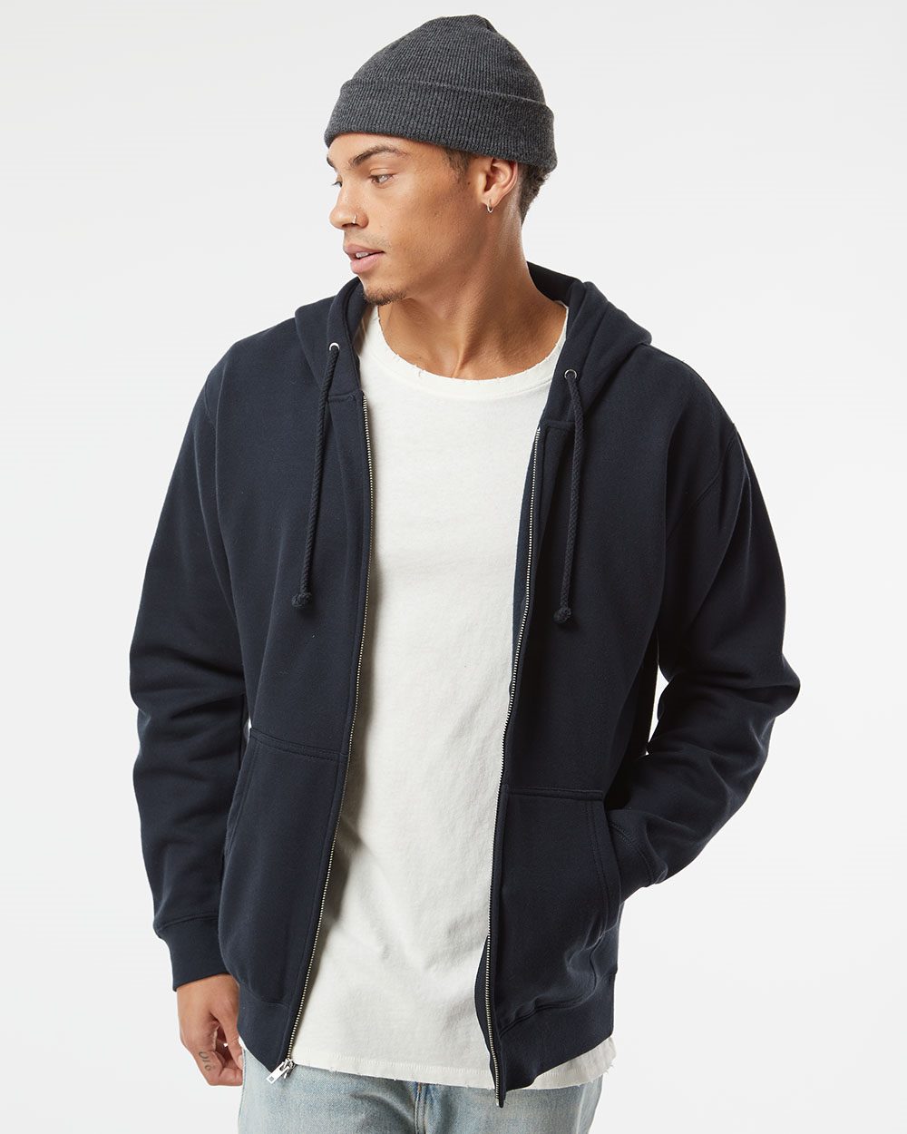 Independent Trading Co. IND4000Z Unisex Heavyweight Full-Zip Hooded Sweatshirt