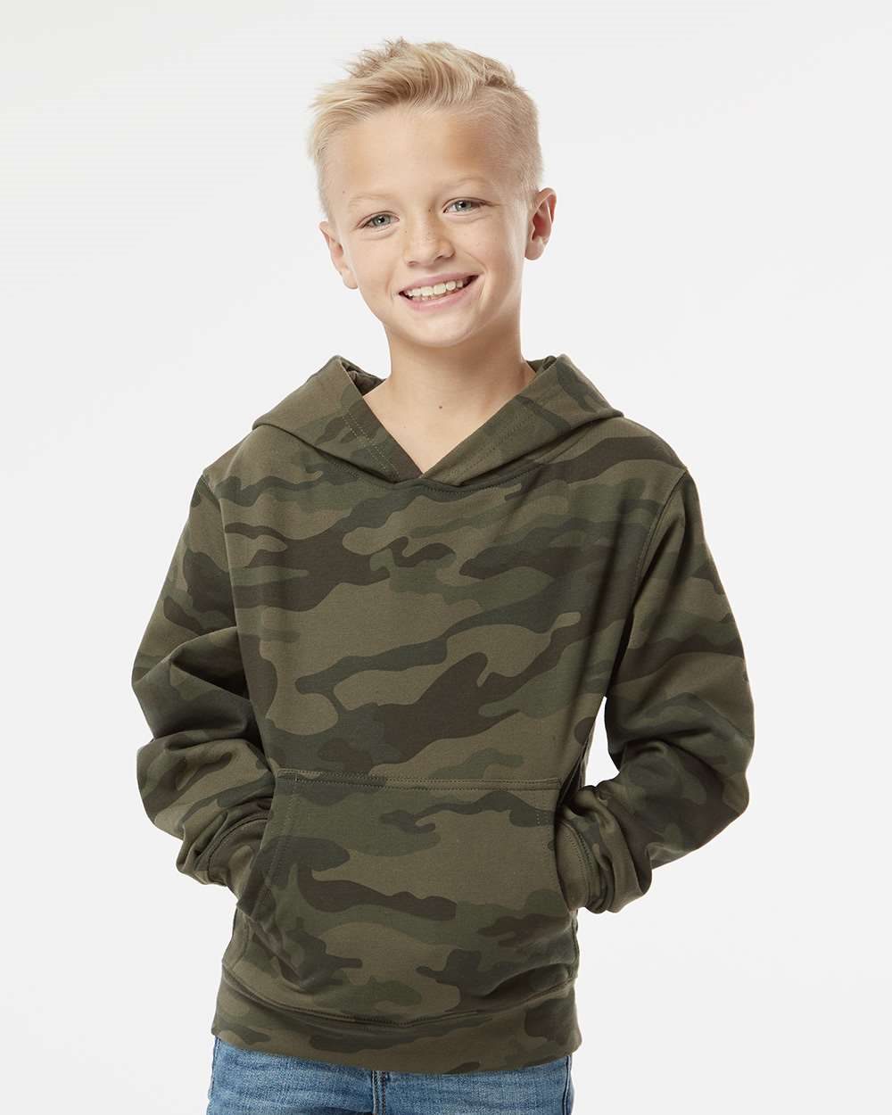 Independent Trading Co. SS4001Y Youth Midweight Hooded Sweatshirt