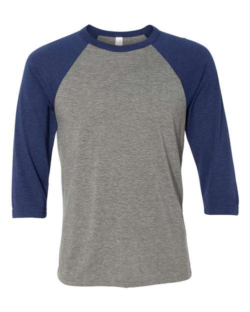 BELLA + CANVAS 3200 Unisex Three-Quarter Sleeve Baseball Tee