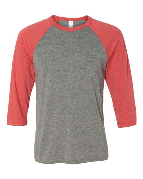 BELLA + CANVAS - Three-Quarter Sleeve Baseball Tee - 3200