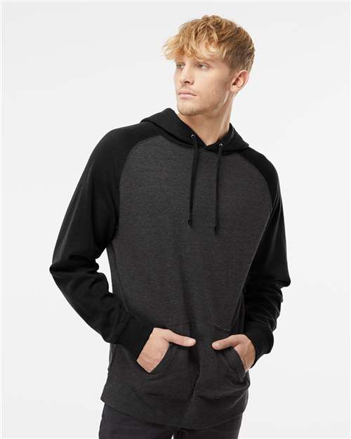 Independent Trading Co. - Raglan Hooded Sweatshirt - IND40RP