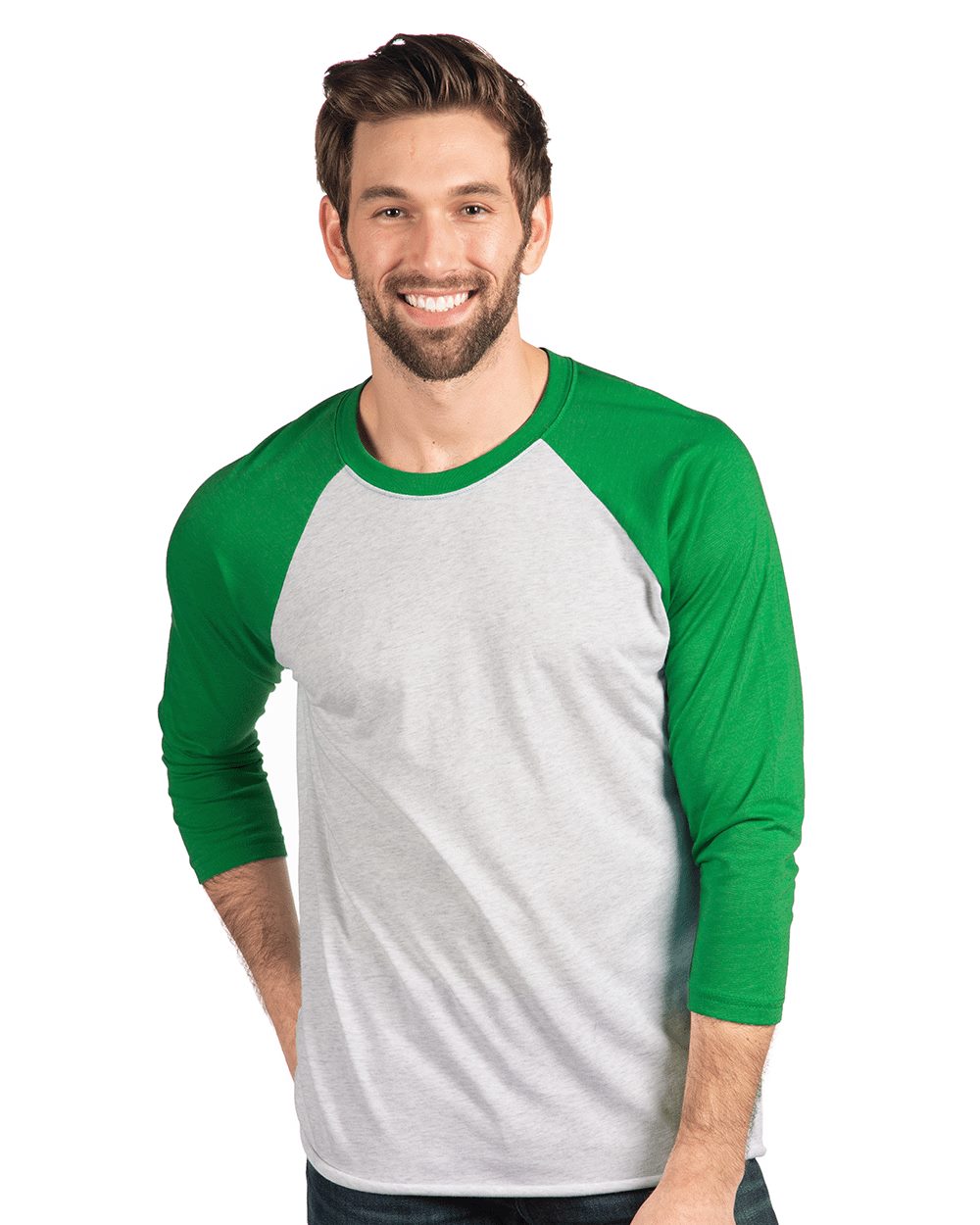 Next Level 6051 Unisex Triblend Three-Quarter Raglan T-Shirt