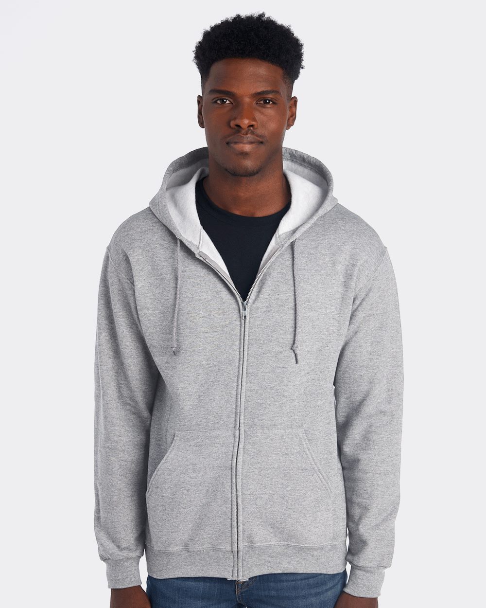 JERZEES 993MR Unisex NuBlend® Full-Zip Hooded Sweatshirt