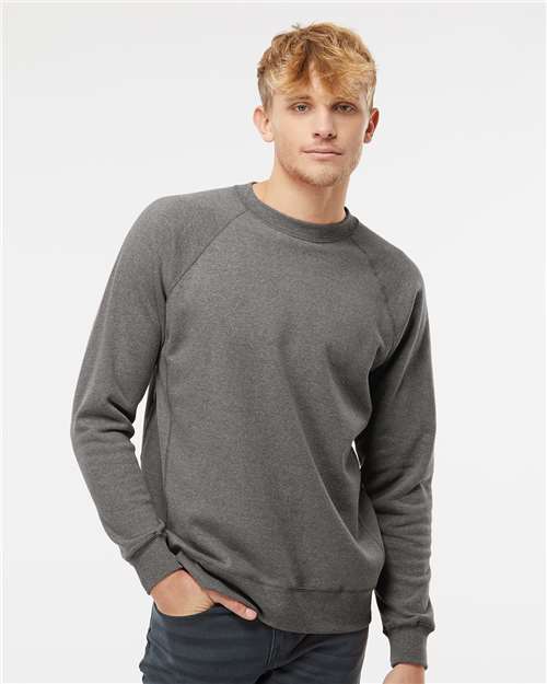 Independent Trading Co. PRM30SBC Unisex Special Blend Raglan Crewneck Sweatshirt