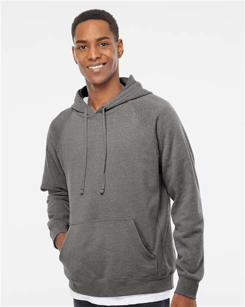 Independent Trading Co. PRM33SBP Unisex Special Blend Raglan Hooded Sweatshirt