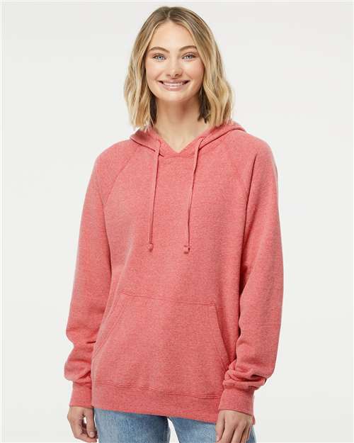 Independent Trading Co. PRM33SBP Unisex Special Blend Raglan Hooded Sweatshirt