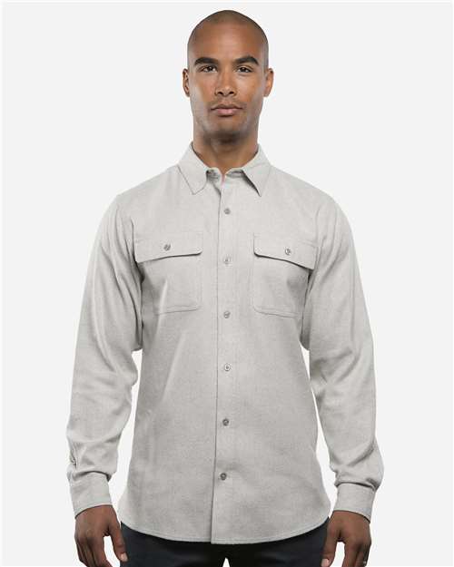Burnside - Solid Flannel Shirt - 8200