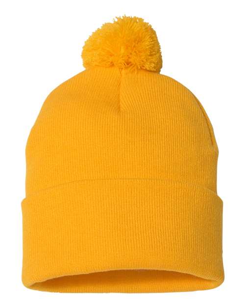 Sportsman - 12" Pom-Pom Cuffed Beanie - SP15