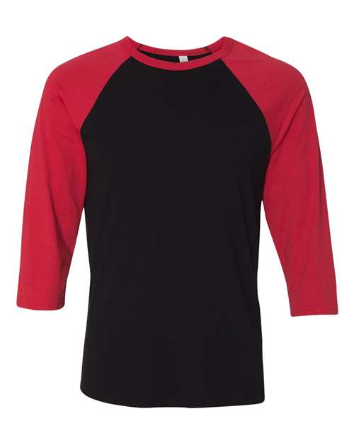 BELLA + CANVAS - Three-Quarter Sleeve Baseball Tee - 3200