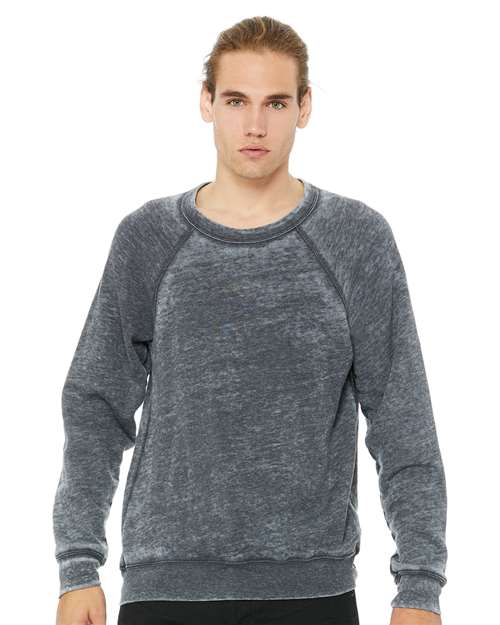 BELLA + CANVAS - Sponge Fleece Raglan Crewneck Sweatshirt - 3901