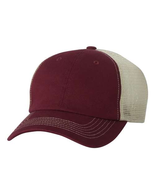 Sportsman - Contrast-Stitch Mesh-Back Cap - 3100