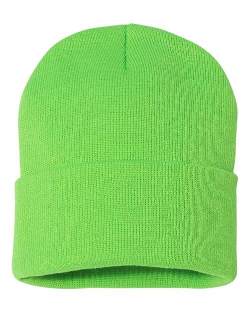 Sportsman - 12" Solid Cuffed Beanie - SP12