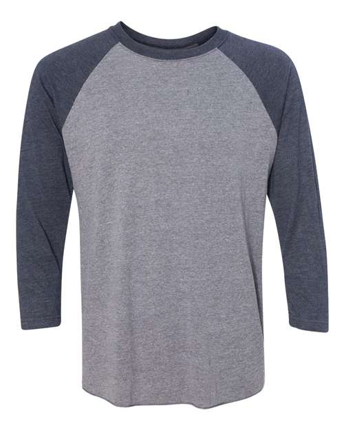 Next Level 6051 Unisex Triblend Three-Quarter Raglan T-Shirt