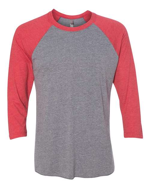 Next Level 6051 Unisex Triblend Three-Quarter Raglan T-Shirt
