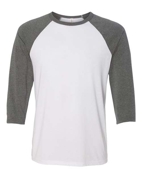 BELLA + CANVAS - Three-Quarter Sleeve Baseball Tee - 3200