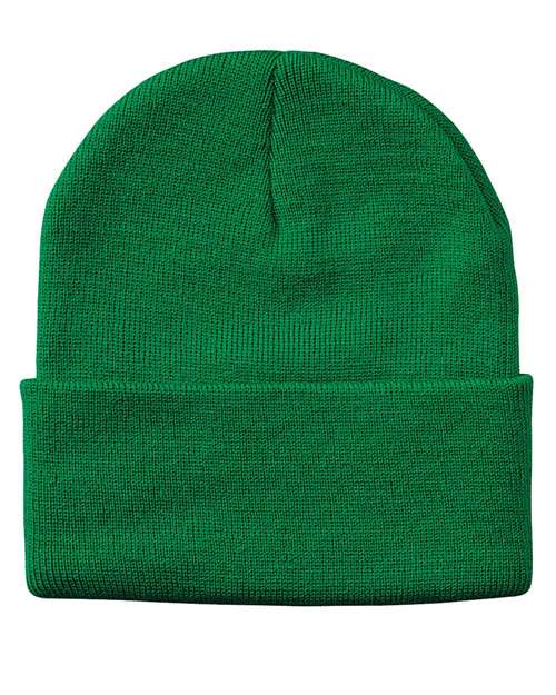 Sportsman - 12" Solid Cuffed Beanie - SP12