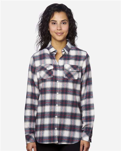 Burnside - Women's Yarn-Dyed Long Sleeve Flannel Shirt - 5210