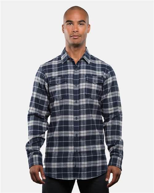 Burnside - Yarn-Dyed Long Sleeve Flannel Shirt - 8210