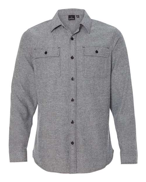 Burnside - Solid Long Sleeve Flannel Shirt - 8200