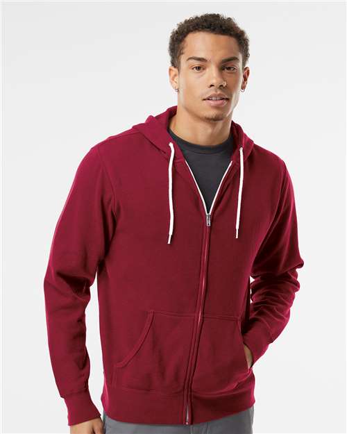 Independent Trading Co. - Lightweight Full-Zip Hooded Sweatshirt - AFX90UNZ