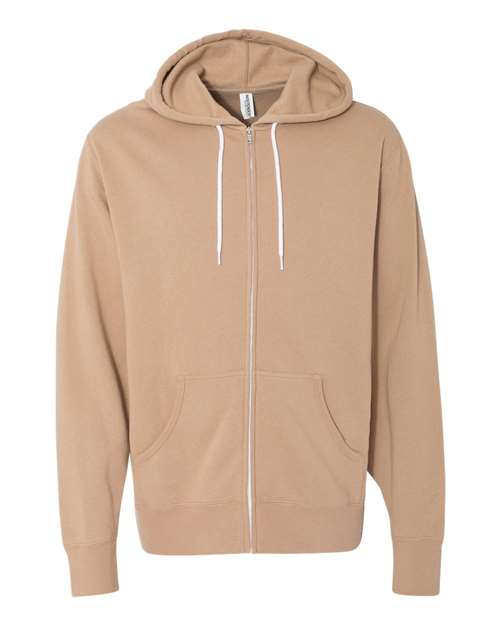 Independent Trading Co. - Lightweight Full-Zip Hooded Sweatshirt - AFX90UNZ