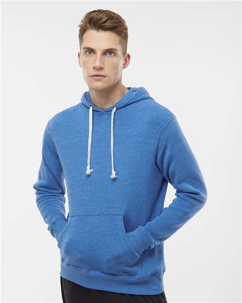 J. America 8871 Men's Triblend Fleece Hooded Sweatshirt