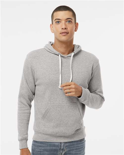 J. America 8871 Men's Triblend Fleece Hooded Sweatshirt